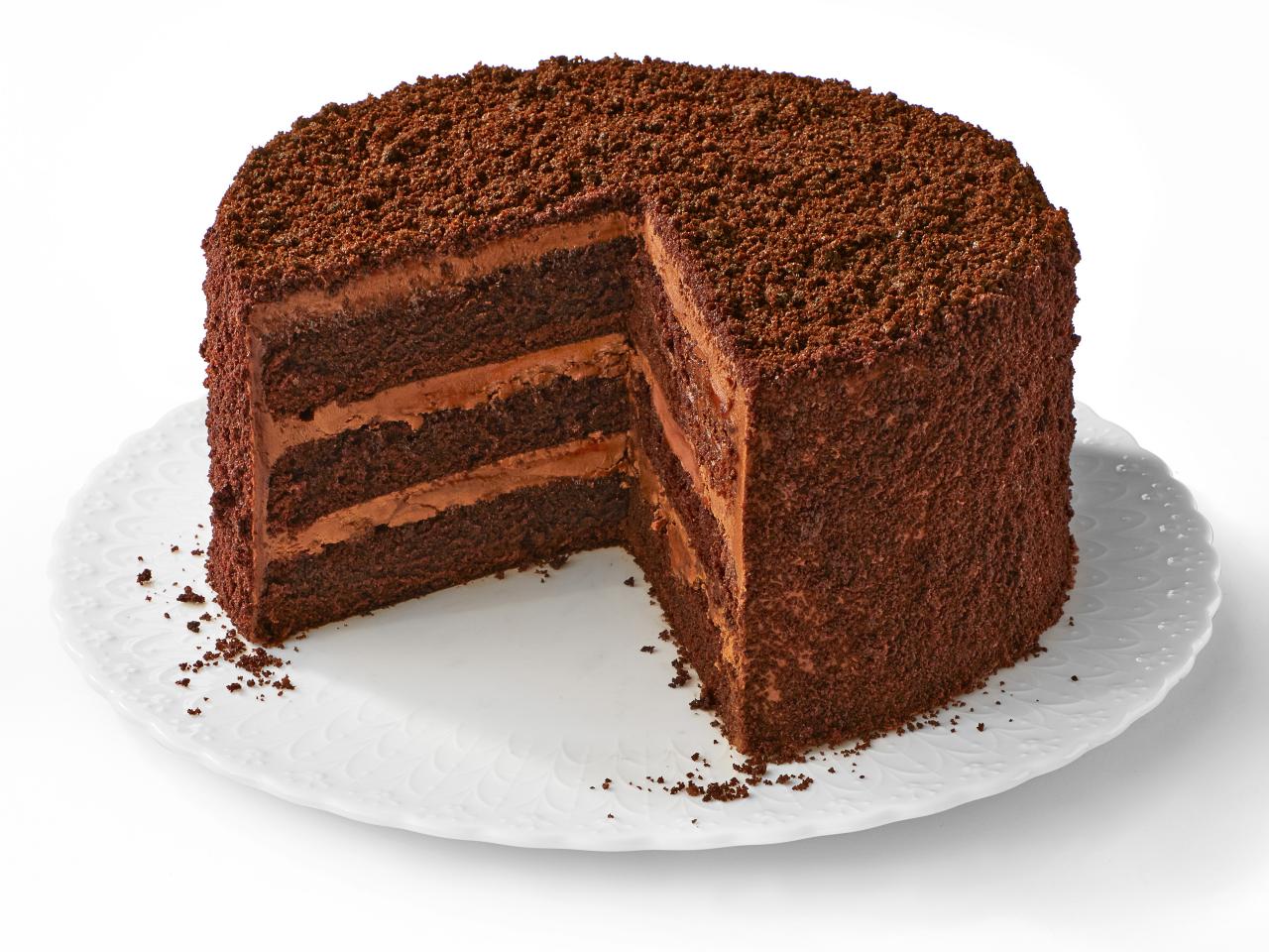 Dark Chocolate Butterscotch Crunch Cake | The Batter Thickens
