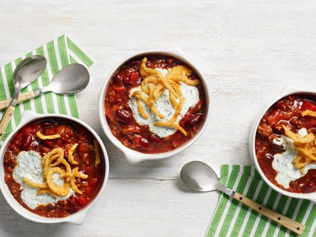 Chili With Ranch Sour Cream Recipe Food Network Kitchen Food Network