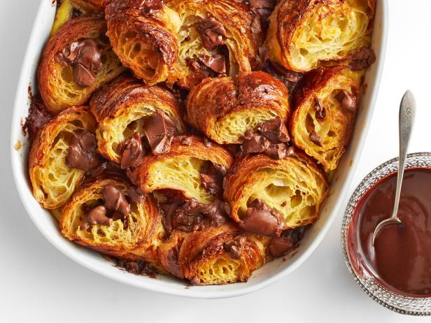 Double Chocolate Croissant Bread Pudding Recipe Food Network Kitchen Food Network