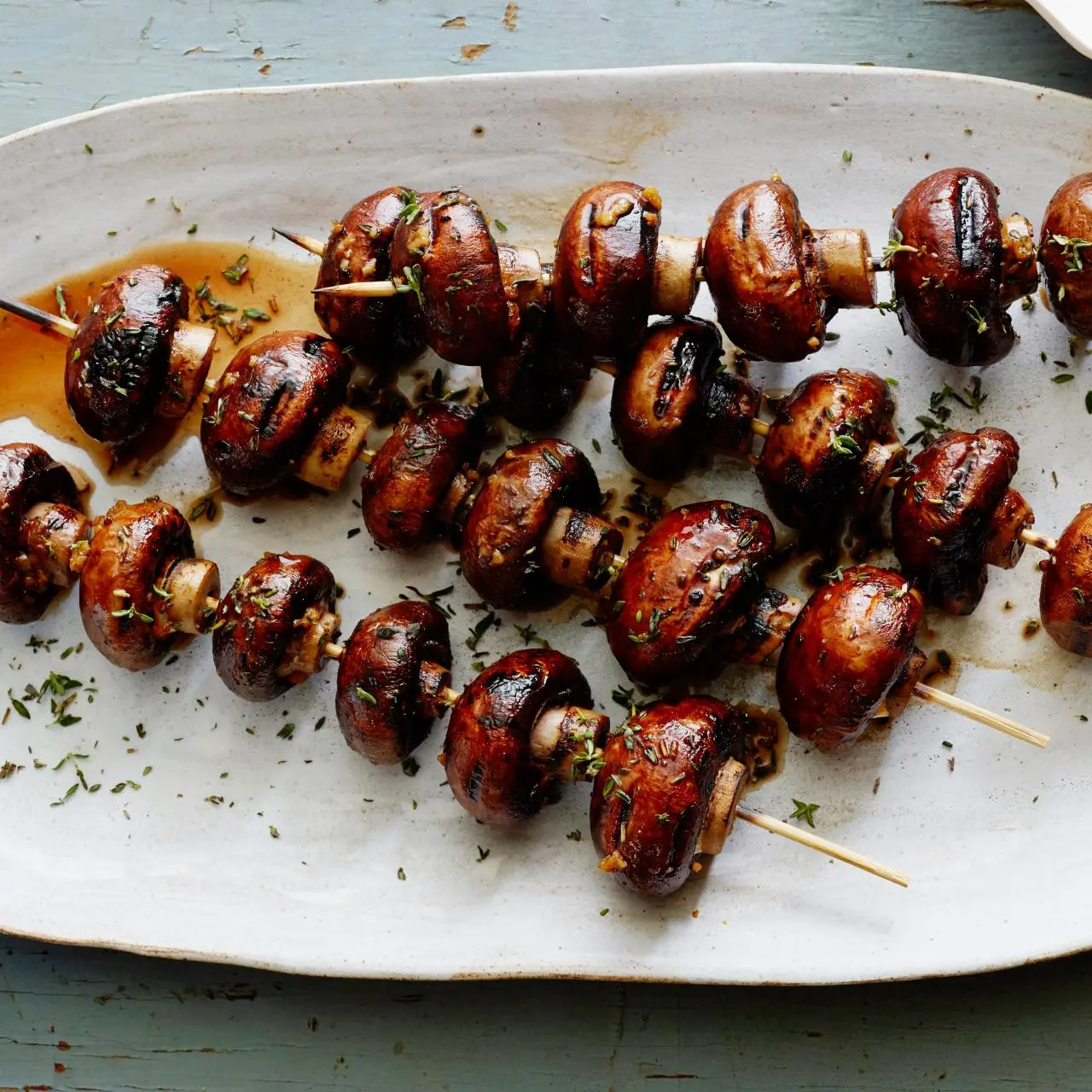 Grilled Mushroom Skewers-image