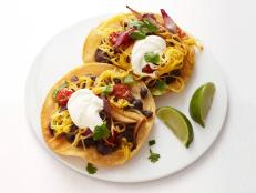 Get Food Network Magazine's easy recipe for Spaghetti Squash Tostadas, an updated version of a Mexican classic that's ideal for Meatless Monday dinner.