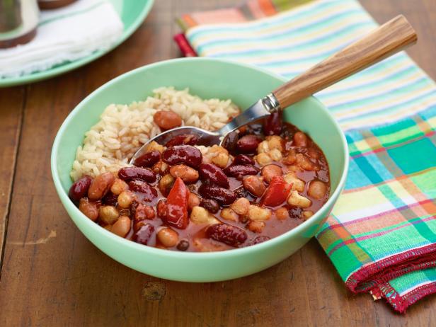 Spicy Three Bean Pantry Chili Recipe Food Network Kitchen Food Network