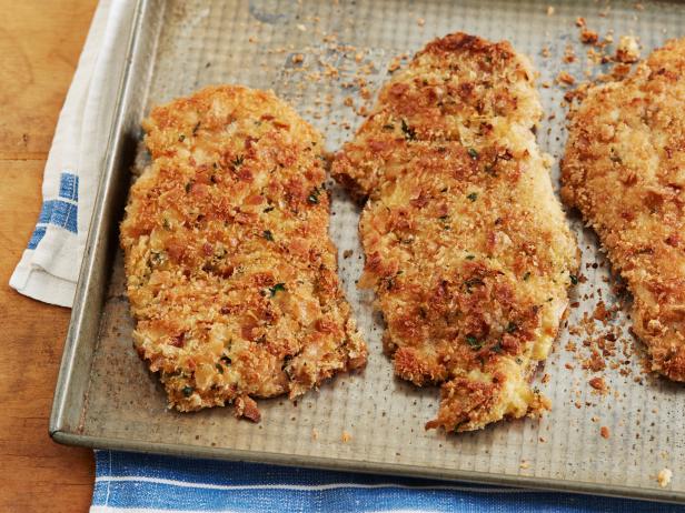 Baked chicken breast with bread crumbs recipe