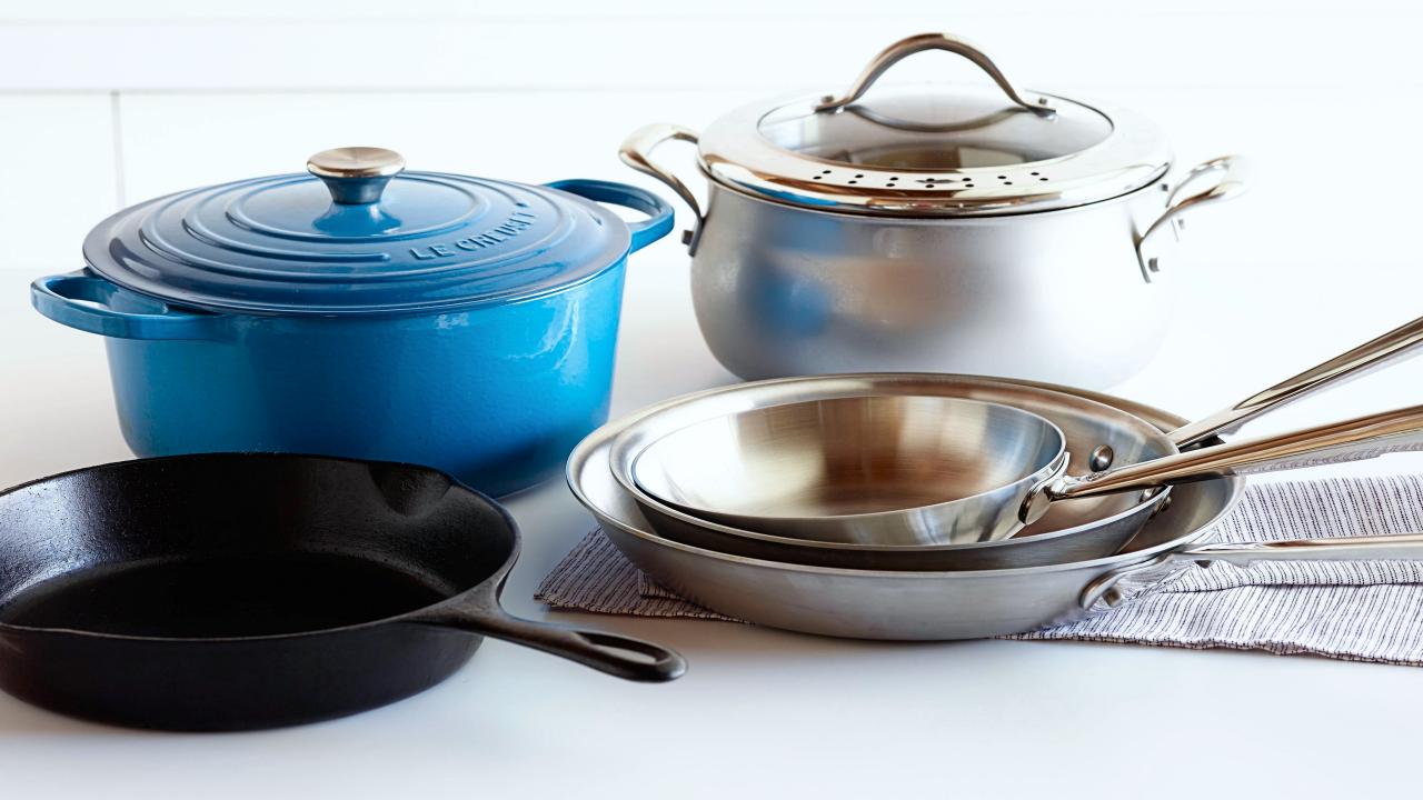 Pick Your Pot: Top Tips for Nonstick, Cast Iron and Stainless Steel Cookware, FN Dish - Behind-the-Scenes, Food Trends, and Best Recipes : Food Network