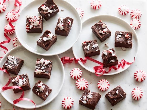 Ree Drummond
The Pioneer Woman/Christmas Cocktail Party
Food Network
Semisweet Chocolate Chips, Sweetened Condensed Milk, Red Peppermint Candies