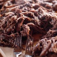 Delicious Braised and Shredded Brisket, as seen on Food Network's The Pioneer Woman, Season 4.