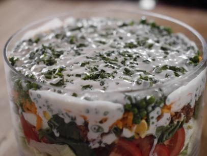 Layered Salad, as seen on Food Network's The Pioneer Woman, Season 6.