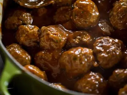 Potluck Meatballs, as seen on Food Network's Pioneer Woman, Season 6.,