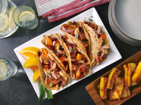 Citrus Pork Tacos with Caramelized Root Vegetables