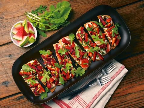 Strawberry-Balsamic Ricotta Bruschetta