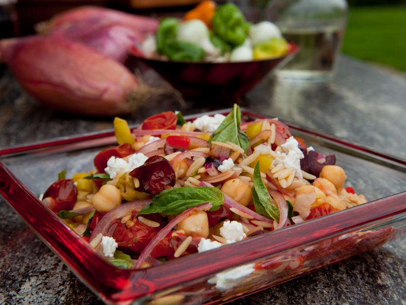 Tomato and Black Olive Orzo Salad Recipe Guy Fieri Food Network