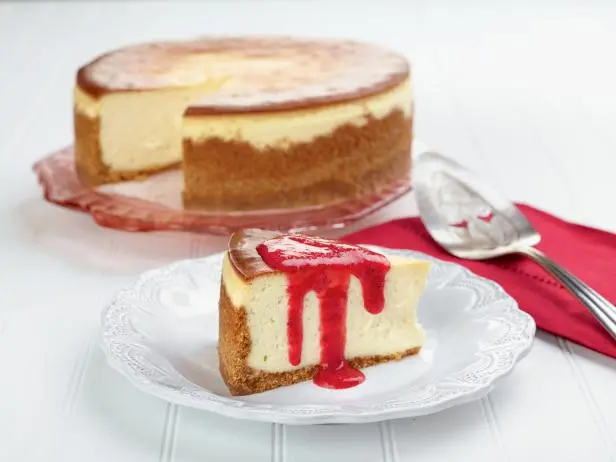 Joe's "Say Cheese" Cheesecake with Fresh Strawberry Sauce