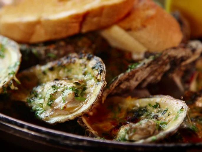 CharGrilled Oysters Recipe Food Network
