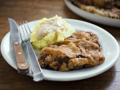 Oven Fried Country Steak and Gravy