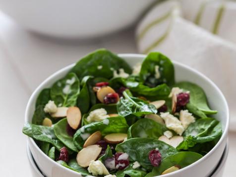 Cranberry Almond Spinach Salad