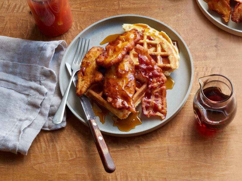Chicken and Bacon Waffles Recipe Food Network Kitchen