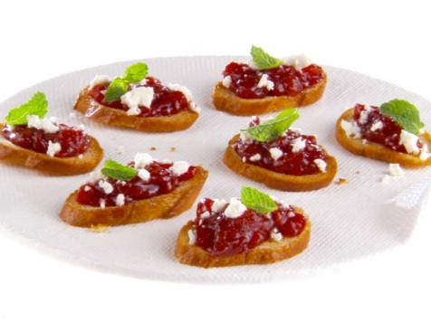 Strawberry-Tomato Jam Crostini