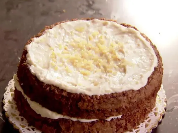 Carrot Cake with Ginger Mascarpone Frosting Recipe | Ina Garten | Food ...