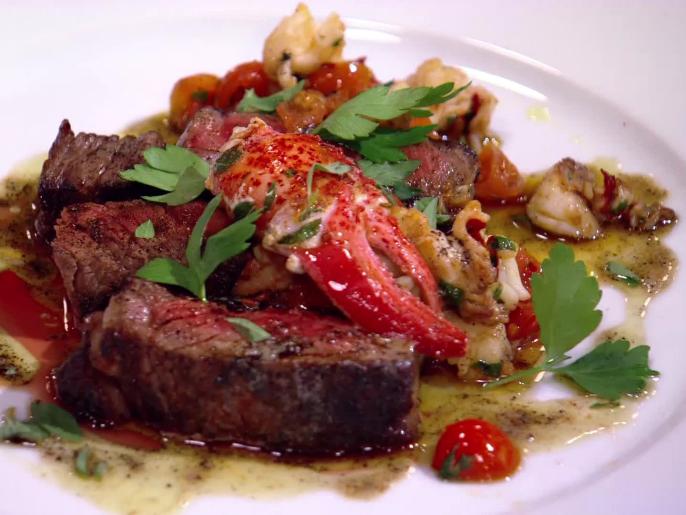 Grilled Ribeye with Fra Diavolo Lobster Relish Recipe Bobby Flay