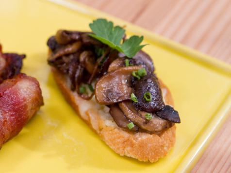 Mushroom and Herb Crostini