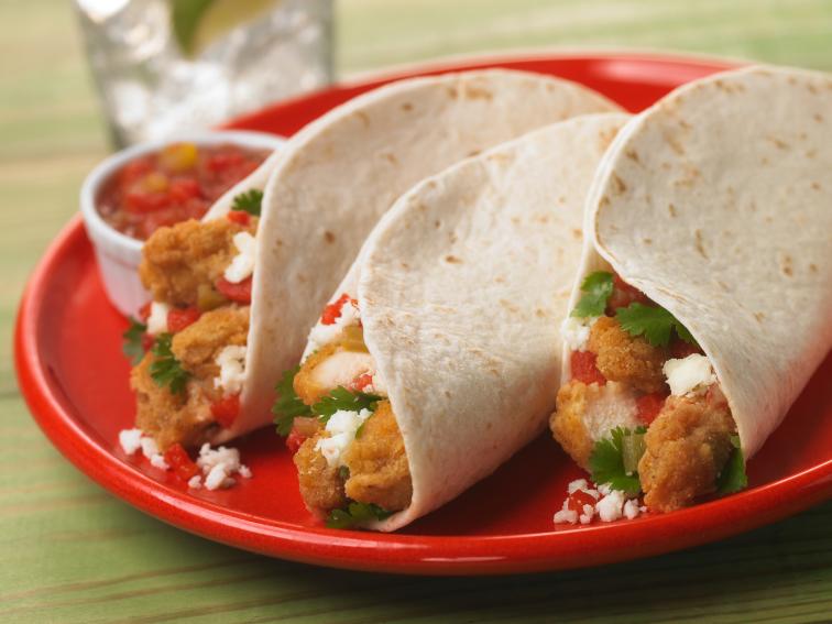 Crispy Chicken Street Tacos Recipe Food Network