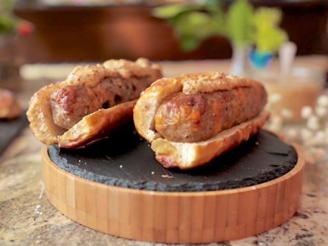 Mushroom and Cheddar Pork Sausages