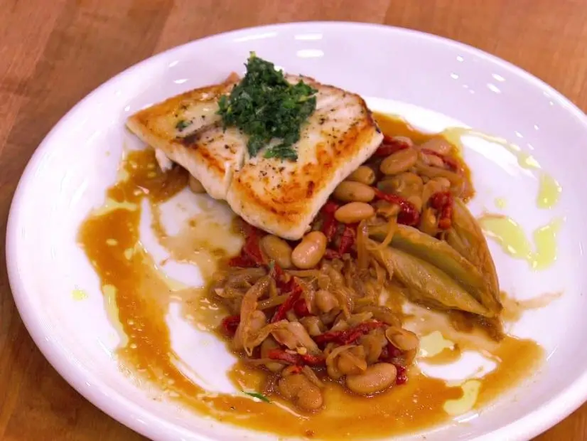 Halibut with Endive and Gremolata Recipe | Food Network Kitchen | Food ...