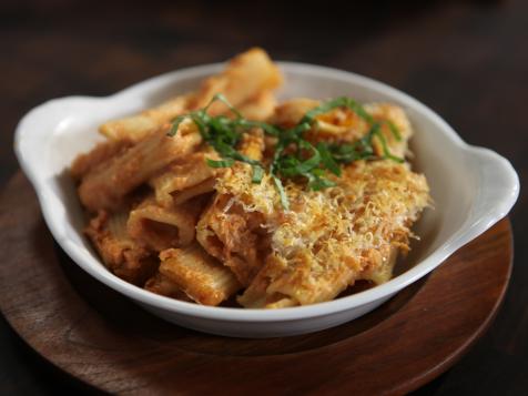 Riggies with Roasted Vegetable and Ricotta Sauce