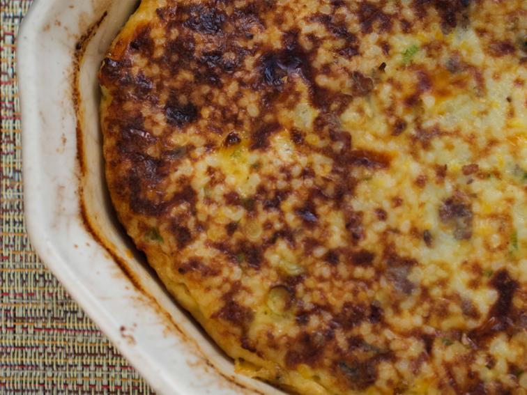 Mother's Day MakeAhead Sausage and Cheese Grits Casserole Recipe