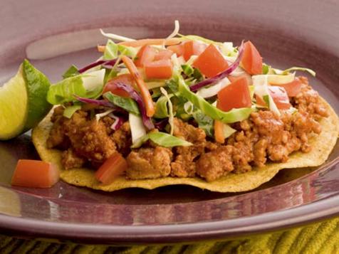 Spicy Turkey Tostadas