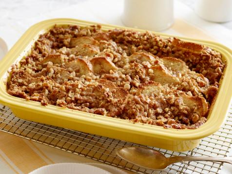 French Toast Casserole with Brown Sugar-Walnut Crumble