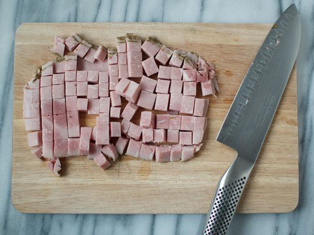 Diced Ham for Fridge Frittata