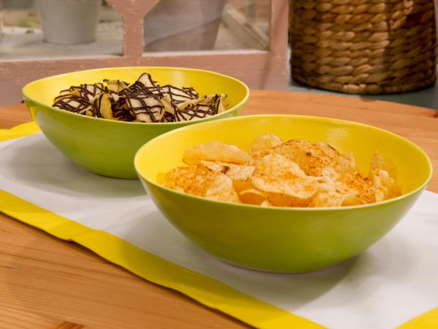 Chocolate Drizzled Potato Chips Recipe Food Network