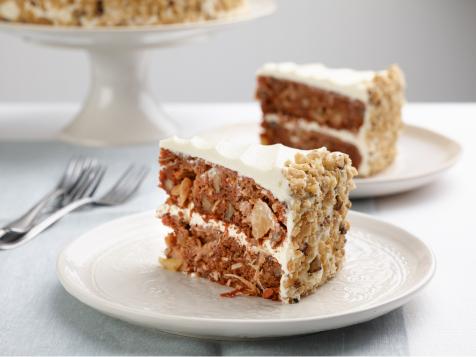 David's Favorite Carrot Cake with Pineapple Cream Cheese Frosting