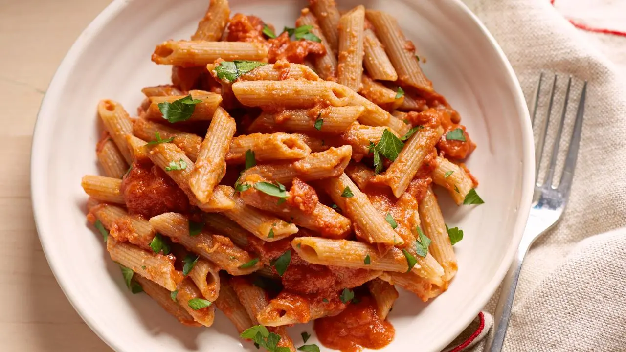 Lightened-Up Penne a la Vodka