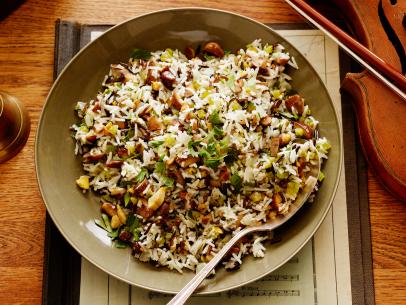 Chestnut And Wild Rice Pilaf Recipe Amy Thielen Food Network