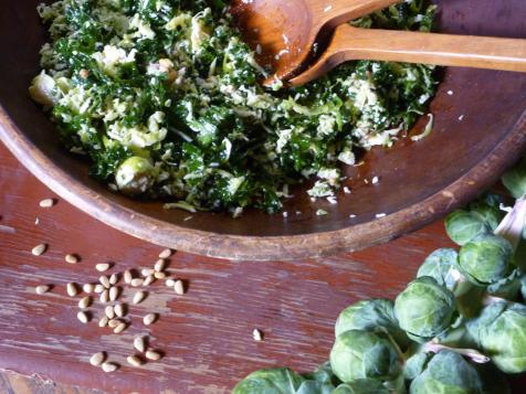Kale and Brussels Sprout Salad
