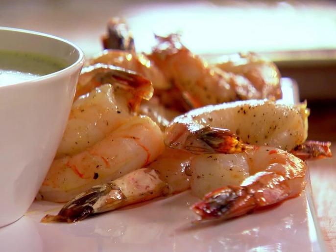 Roasted Shrimp Cocktail with Green Goddess Dressing Recipe Ina Garten