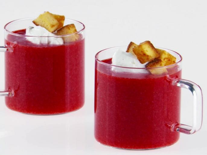 Strawberry Shortcake Soup Recipe Giada De Laurentiis Food Network