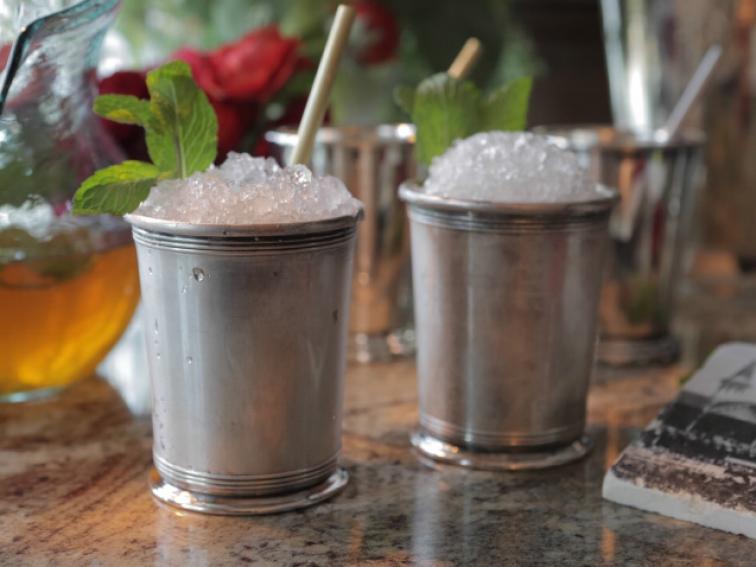 Mint Julep Party Pitcher Recipe Damaris Phillips Food Network