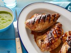 Bobby Flay's Grilled Honey Glazed Chicken For Summer Healthy Grilling as seen on Food Network