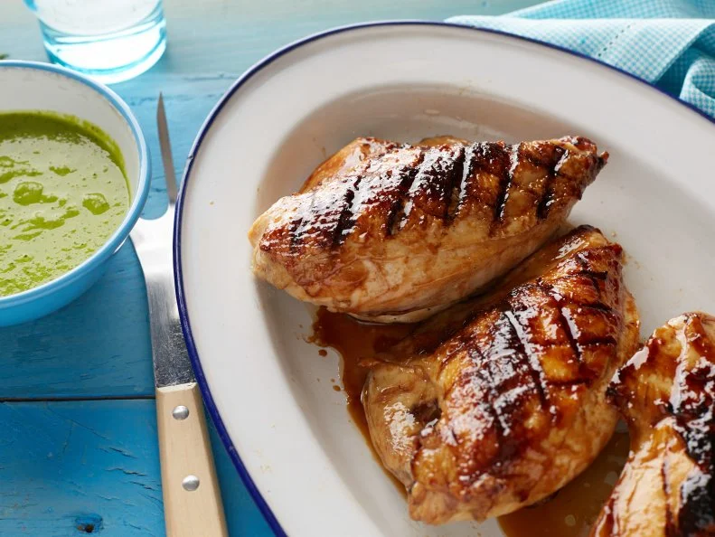 Bobby Flay's Grilled Honey Glazed Chicken For Summer Healthy Grilling as seen on Food Network