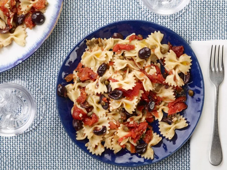 Chef Name: Food Network Kitchen

Full Recipe Name: Pasta Puttanesca

Talent Recipe: 

FNK Recipe: Food Network Kitchen’s Pasta Puttanesca, as seen on Food Network

Project: Foodnetwork.com, CINCO/SUMMER/FATHERSDAY

Show Name: