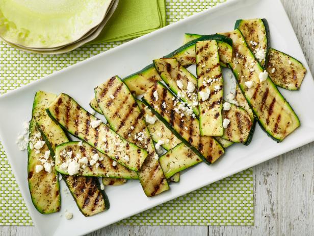 grilled zucchini with feta