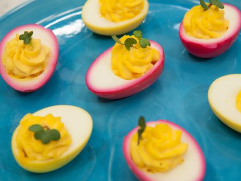Golden and Purple Beet-Pickled Eggs