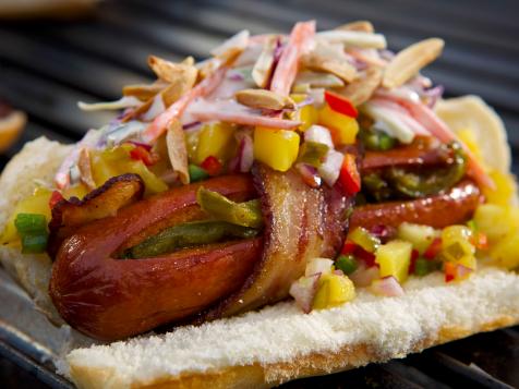 Danger Dogs with Spicy Fruit Relish