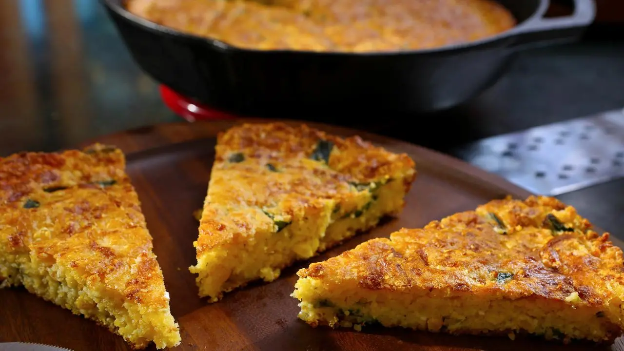 Poblano Stuffed Cornbread