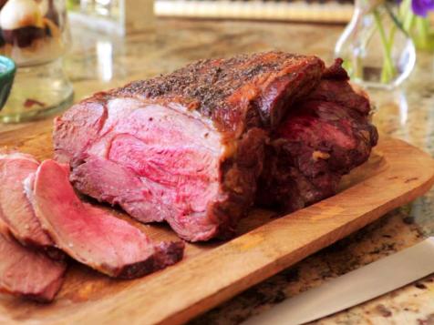 Roasted Lamb with Mint Chimichurri