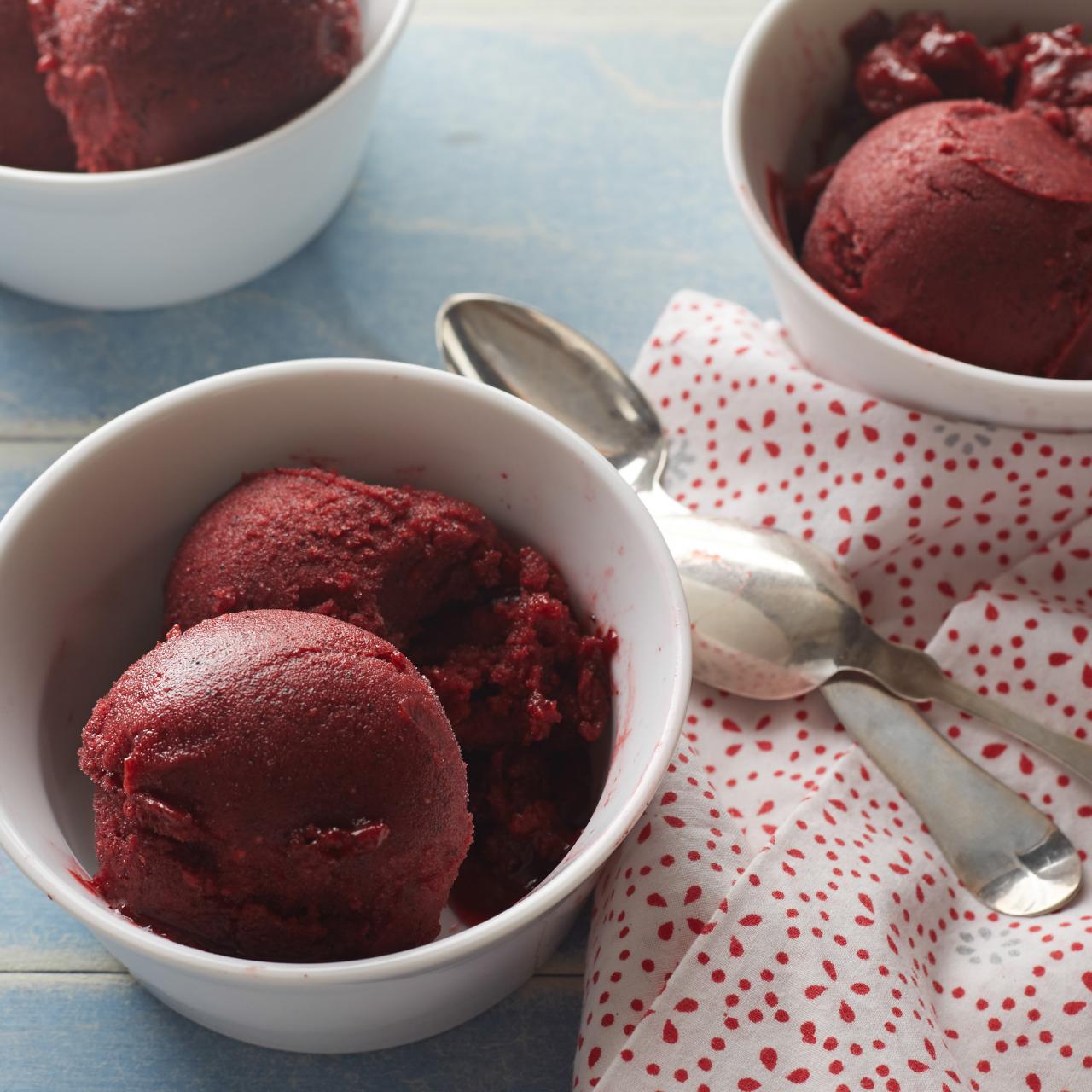 Raspberry Mango Sorbet  Minimalist Baker Recipes