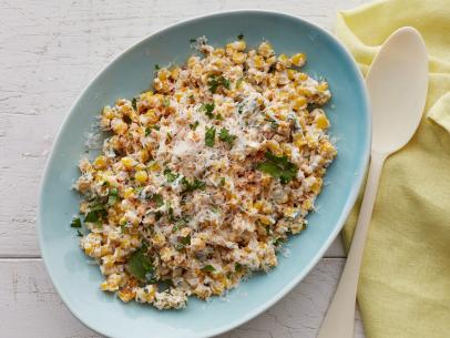 Food Network Kitchen's Healthy Creamy Chili Lime Corn 
for Healthy Vegetable Side Dishes as seen on Food Network